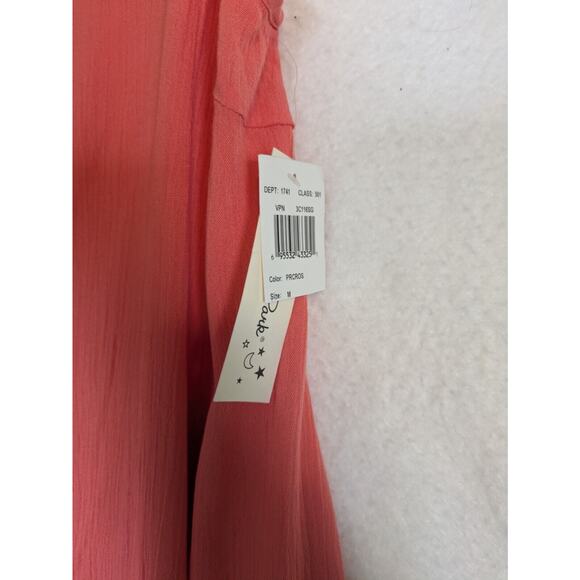 NWT Wishful Park Womens Asymmetrical Coral Tank Top Loose Fit, Size Med - Picture 4 of 11